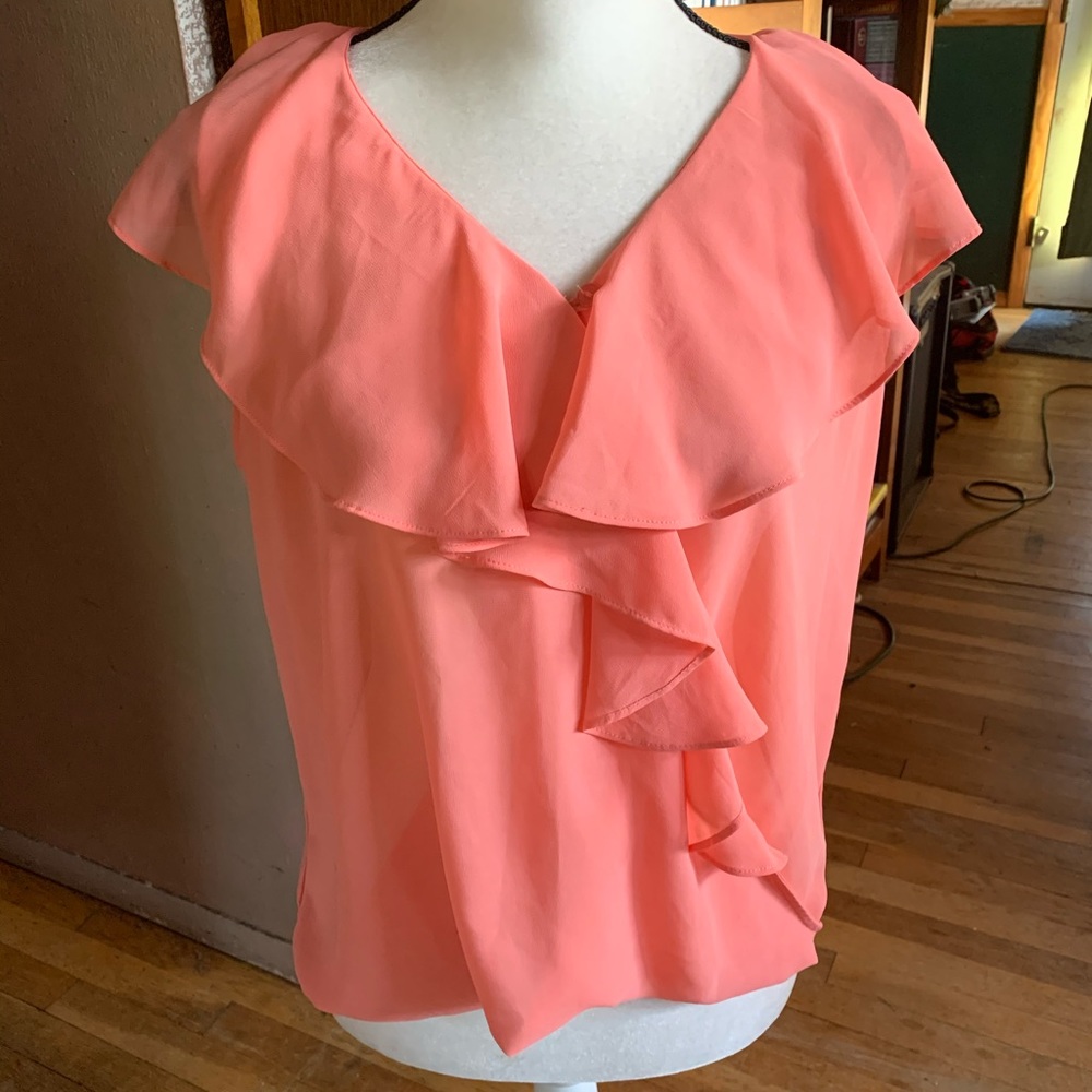 Peach blouse